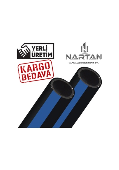 Süper Tulpan Thermo Kauçuk Bahçe Hortumu 1" 50 Metre