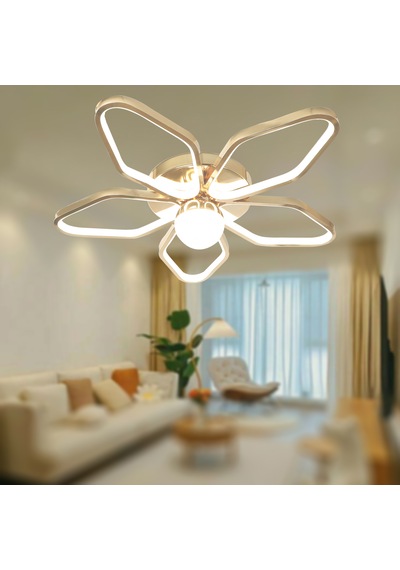 Tt337-fsr Tt Ayd. 3 Renk Modüllü Toplu Fransız Sarı Led Avize Rosegold