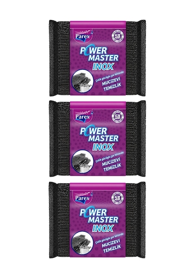 Power Master Inox Sünger Üç Adet