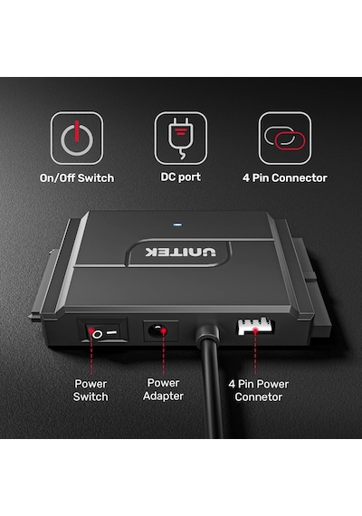 Unıtek Usb3.0 To Ide + Sata Iı Dönüştürücü Y-3324-eu