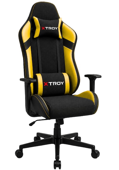 Xtroy Knight Model 140 Yatan, Kumaş Oyuncu Koltuğu Sarı