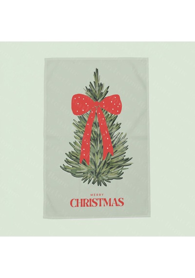 Yılbaşı & Christmas Desenli Tek Taraf Baskılı 3'lü Mutfak Havlusu Kurulama Bezi Seti 60x40 Cm Çok Renkli