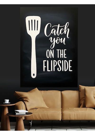 Ahşap Tablo Spatula Mutfak Sözü Yazısı