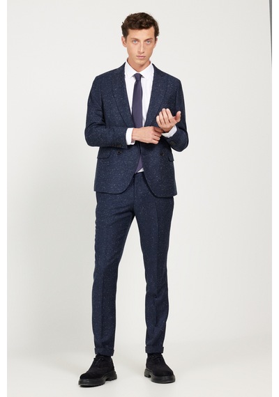AC&Co / Altınyıldız Classics Slim Fit Dar Kesim Kırlangıç Yaka Tweet Desenli Takım Elbise Çok Renkli AC&Co / Altınyıldız Classics Slim Fit Dar Kesim Kırlangıç Yaka Tweet Desenli Takım Elbise Çok Renkli