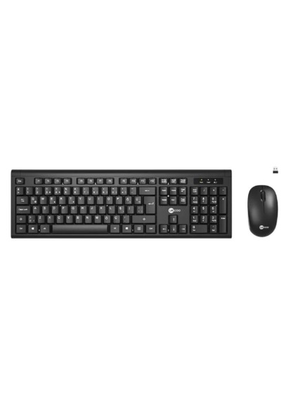 Lecoo Kw200 Kablosuz Türkçe Q Klavye & Mouse Set Siyah