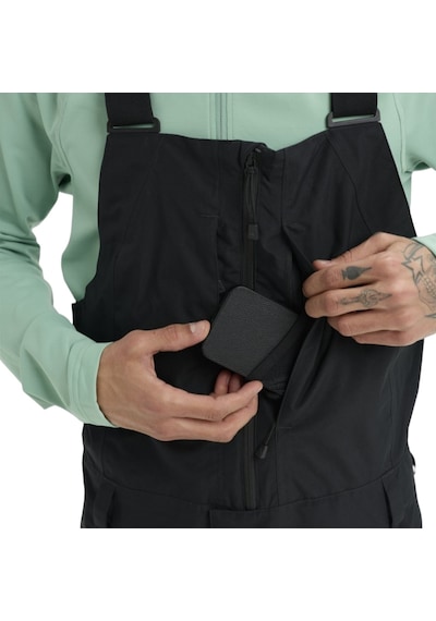 Burton Burton Reserve 2l Relaxed Bib Pants Erkek Siyah Snowboard Pantolonu Teb
