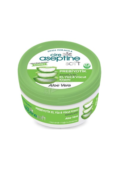 4 Adet Cire Aseptine Soft Prebiyotik El Ve Vücut Kremi Aloe Vera 300 Ml