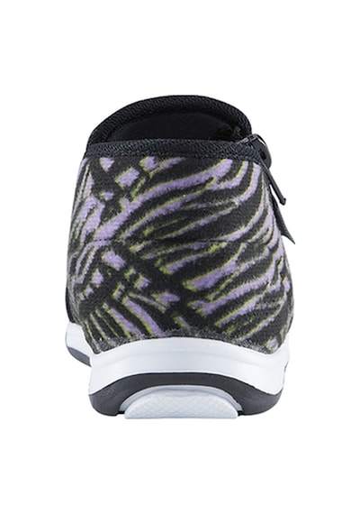Panço Kız Bebek Zebra Desenli Panduf Çok Renkli