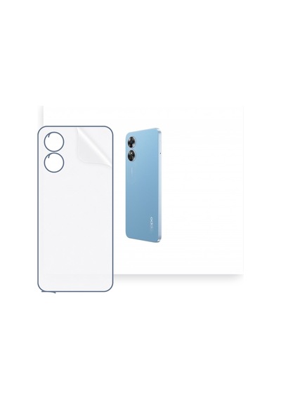 Schitec Oppo A17 Uyumlu Arka Yüzey Hidrojel Koruyucu Film