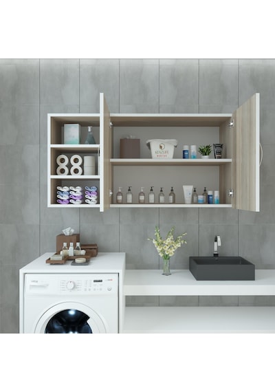 Kenzlife hazır mutfak castus22 crd 060*120*22 mutfak banyo dolabı kapaklı raflı