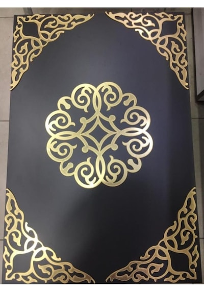 Dekoratif Gold Yapışkanlı Aynalı Pleksi Mobilya Dolap Süsü 25x25 Altın