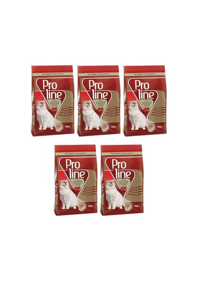 Proline Kuzu Etli ve Pirinçli Yetişkin Kedi Maması 5 x 500 G