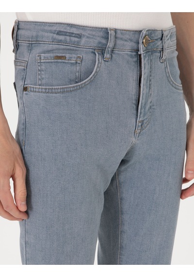 Pierre Cardin Erkek Açık Mavi Pantolon Jean 50302733-vr003 Açık Mavi