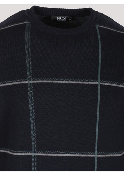 Erkek Triko Lacivert Bisiklet Yaka Desenli Slim Fit Pamuklu Kazak Ncs Jeans 3744-lacivert Lacivert Erkek Triko Lacivert Bisiklet Yaka Desenli Slim Fit Pamuklu Kazak Ncs Jeans 3744-lacivert Lacivert
