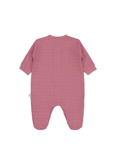 Civil Baby 96 Nakışlı 1-9 Ay Tulum - Pembe Gül Kurusu