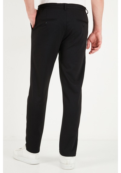 Buratti Bağlama Detaylı Regular Fit Düz Paça Jogger Pantolon Erkek Pantolon 6843701 Siyah Buratti Bağlama Detaylı Regular Fit Düz Paça Jogger Pantolon Erkek Pantolon 6843701 Siyah