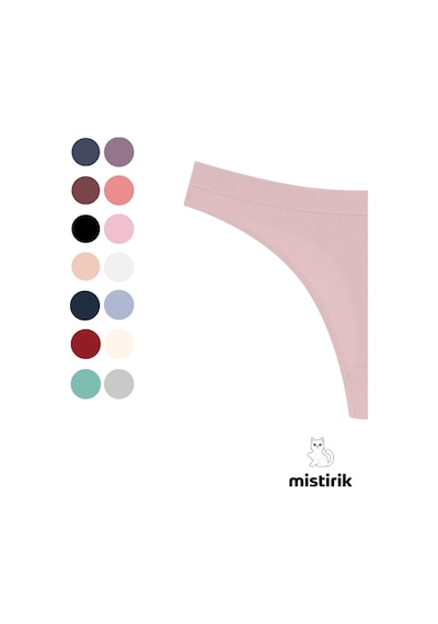 Mistirik Paulo Model Fitilli Esnek Kumaş String Tanga Açık Pembe Renk Açık Pembe