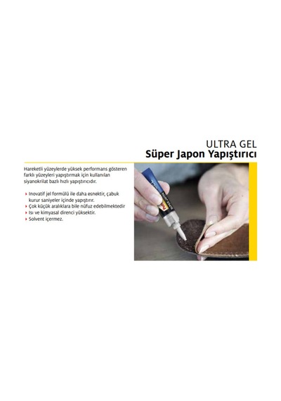 2'li Paket Ultra Gel Süper Japon Yapıştırıcı 3 Gr