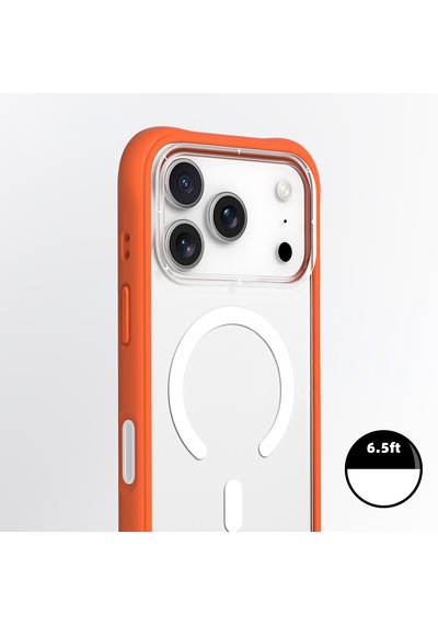 Apple Uyumlu iPhone 17 Pro Max  Kılıf M-safe Özellikli Airbagli Youngkit Dynamic 2 Serisi Kapak Turuncu Turuncu