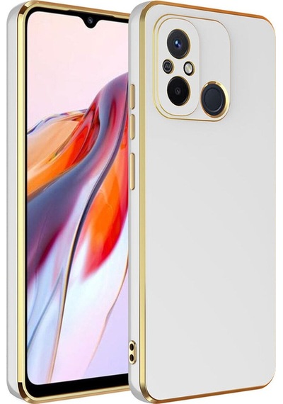 Xiaomi Redmi 12c Kılıf Zore Bark Kapak Beyaz