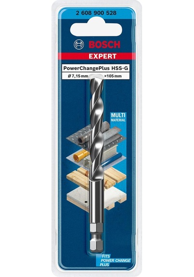 Bosch Expert Power Change Plus Pilot Delme Ucu Hss-g 7,15 X 105 Mm  - 2608900528