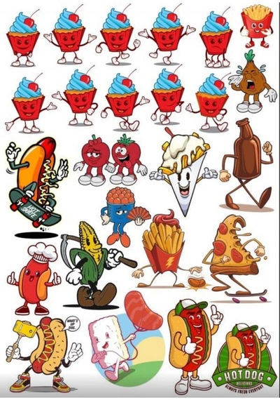 Sokak Lezzetleri Sticker Set