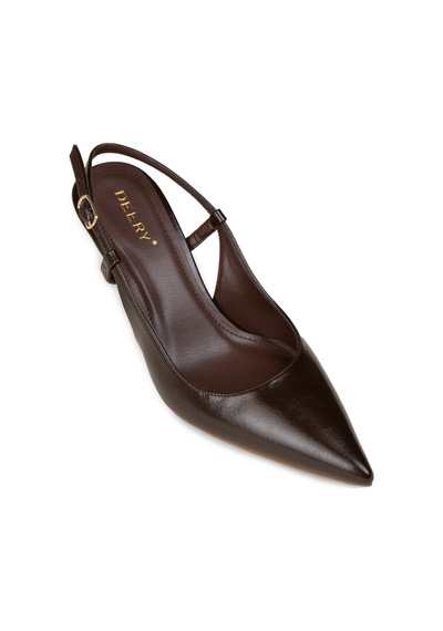 Deery Kadın Kahverengi Slingback Stiletto - Rd420zkhvm01 Kahverengi