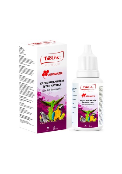 Biolive Kuşlar için Aromatic İştah Artırıcı Vitamin 50 ML