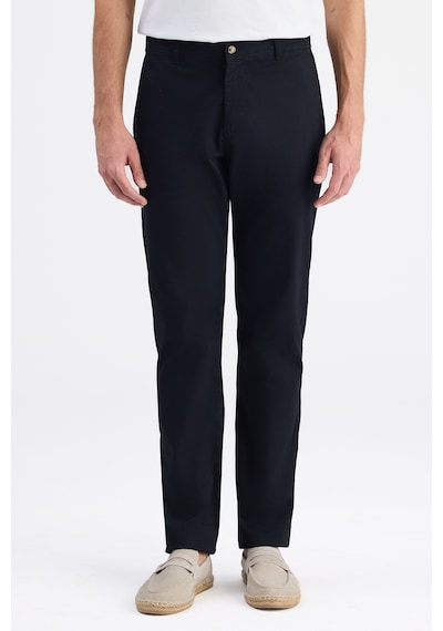 D's Damat Ds Damat Relaxed Fit Pilesiz Siyah Gabardin Chino Pantolon 6hcc3ı303777m 001