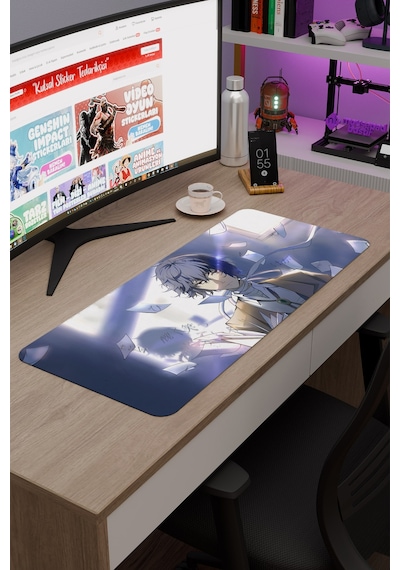 Bungou Stray Dogs Anime V2 - 70x30 Xl Gaming Kauçuk Kaymaz Taban Mouse Pad Fare Altlığı