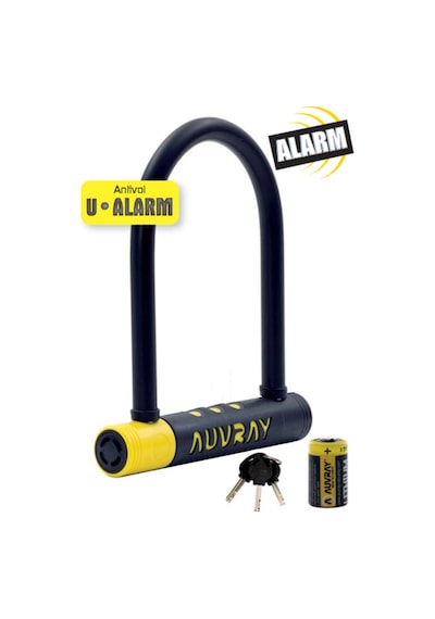 Auvray Alarmlı U Kilit 128x245 D.14 N11.4713