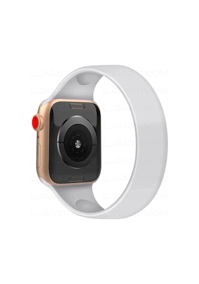 Apple Uyumlu  Watch Silikon Kordon Solo Loop Kayış Tek Parça - 10 Renk