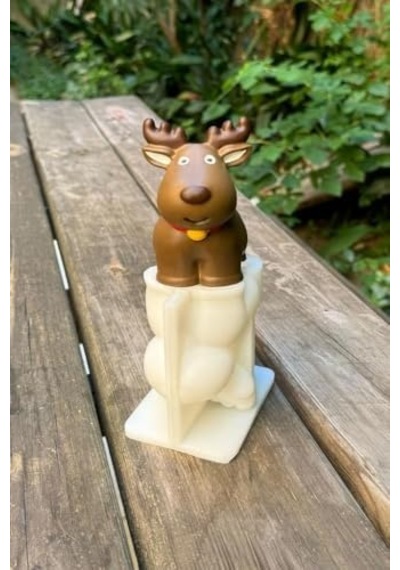 3d Christmas Geyik Silikon Mum Kalıbı 50 x 22
