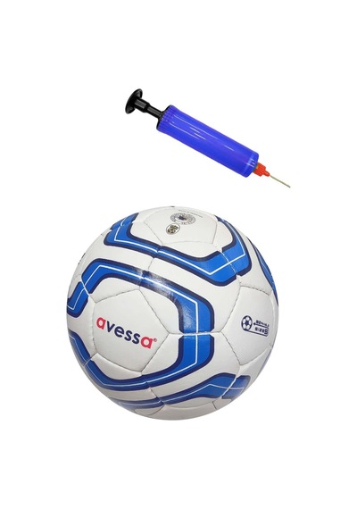 Avessa Elt-280-105 El Dikişli Futbol Topu No5 Pompalı Mavi