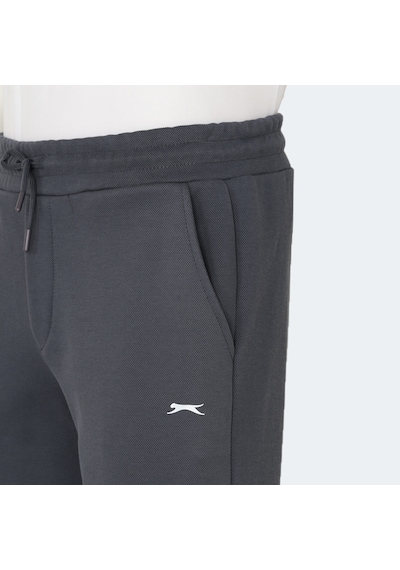 Slazenger VELVELA I Erkek Cepli Koyu Gri Şort