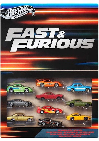 Hot Wheels Jct92 Fast And Furious 10-pack Siyah