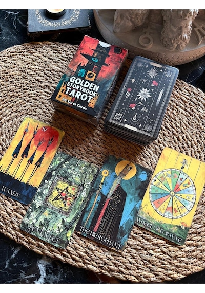 Golden Story Tarot Destesi 78 Kart - Arındırma Kesesi Hediyeli