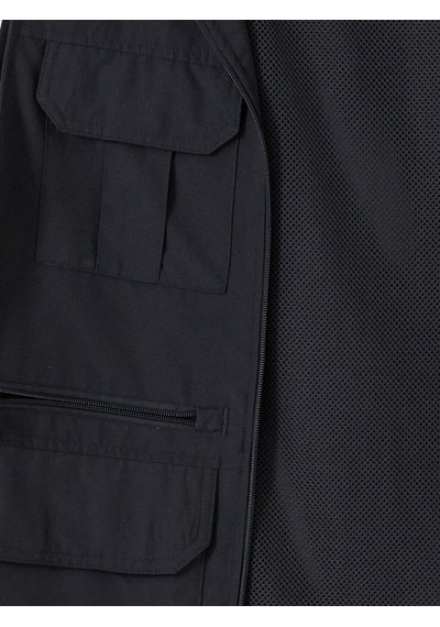 Lcwaıkıkı Classic Lacivert Regular Fit Dik Yaka Erkek Avcı Yeleği