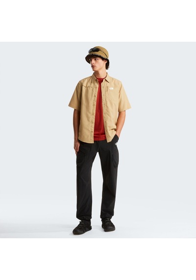 The North Face M Sequoıa Short Sleeve Shırt Erkek Tişört Nf0a8fu6lk51 Haki