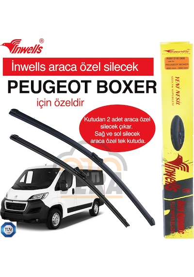 Peugeot Boxer İnwells Araca Özel Silecek Takımı Inw018053