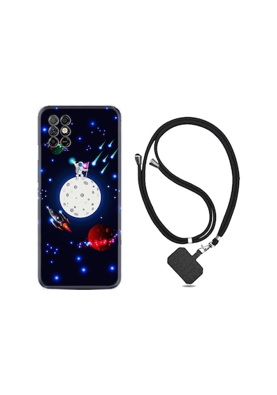 Xiaomi 11T Kılıf Silikon Desen Pink Blue Leon 1603