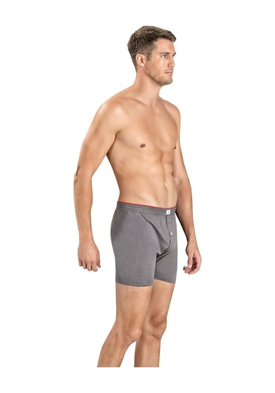 Jiber Erkek Gri Havlu Kemer Pamuklu 6'Lı Boxer 127