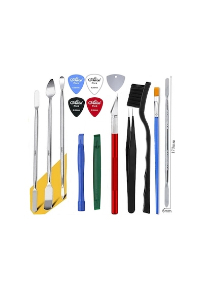 Çok Amaçlı Bilgisayar Tv Notebook Laptop Tablet Telefon Pc Metal Sökme Çubuk Spatula Pena Tamir Onarım Seti33