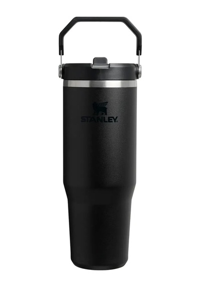 The Iceflow Flip Straw Pipetli 0.89 Lt Unisex Renkli Termos Siyah/89 Siyah/89