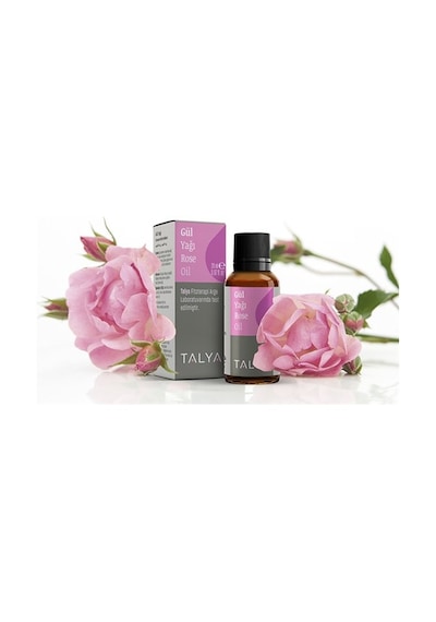 Talya Soğuk Sıkım %100 Saf ve Doğal Gül Yağı 20 ML