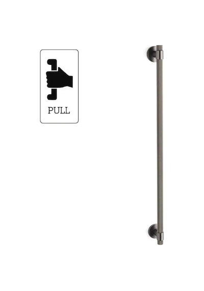 System Çekme Kapı Kolu Füme Renk Kol 600mm Ph9630 0600 Bbn-bbn-bbn