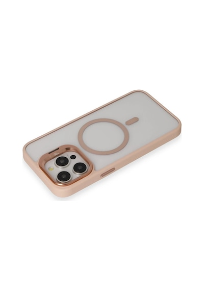 Joko - 892 - Apple iPhone Uyumlu  15 Pro Max Kılıf Roblox Lens Magsafe Standlı Kapak - Ece-umay - - Pudra