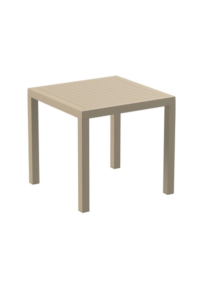 Asmasa44 Siesta Ares 80 x 80 CM Kare Masa Siyah