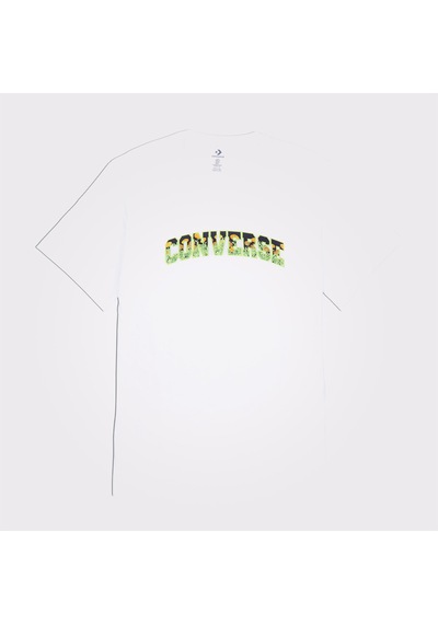 Converse Floral Erkek Beyaz T-shirt