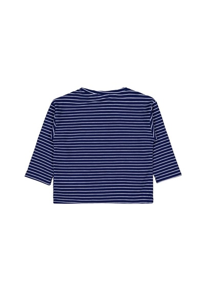 Civil Boys Yatay Çizgili 2-5 Yaş Sweatshirt - Lacivert